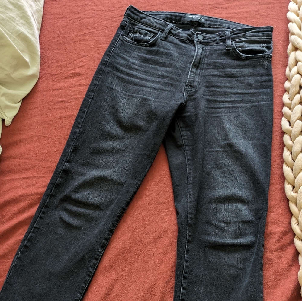 Just Black Denim vintage straight jeans - washed black